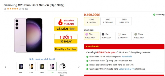 Samsung Galaxy S23 Plus: Flagship Android giá rẻ, hiệu năng mạnh mẽ